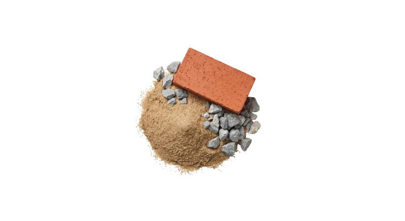 Sand, Stone Dust & Bricks